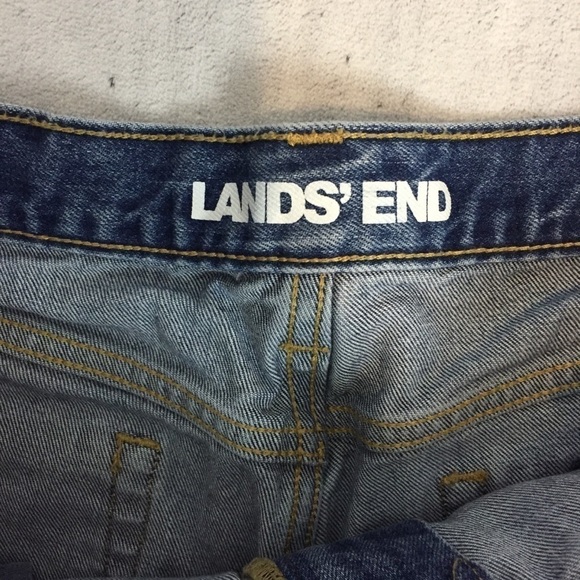 Lands End High Rise Straight Jeans Womens 16 - Picture 5 of 11